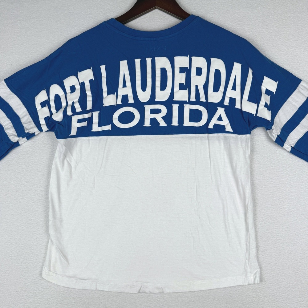 Fort Lauderdale Florida Mens S Blue White Long Sleeve Exist Spirit Jersey